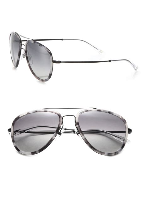 gucci 57mmaviators|Gucci 57mm Aviator Sunglasses .